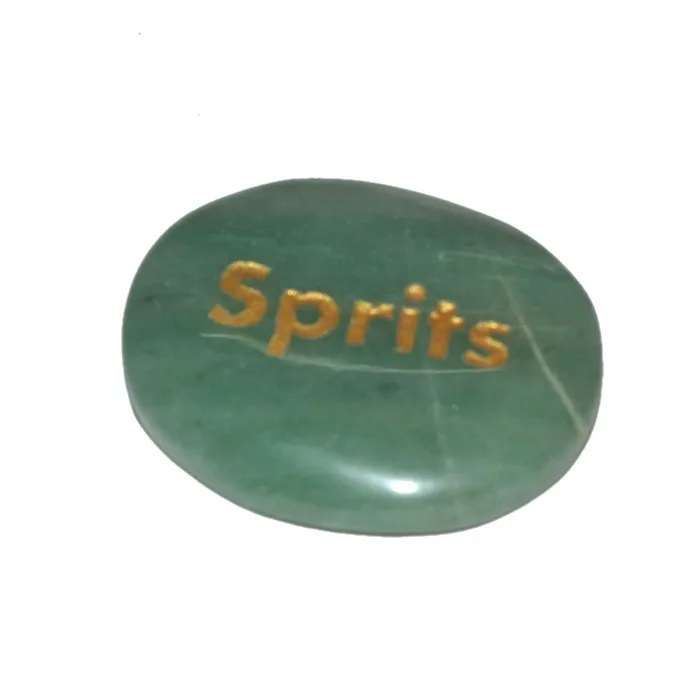 Best Value for Online Purchase Green Aventurine Sprits Engraved Stone Semi-Precious Stone Crafted Artwork