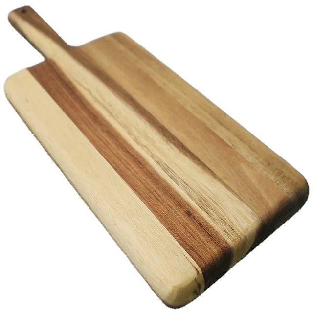 Large Natural Kitchen vegetable Bamboo Cutting Board Chopping Blocks end grain Teak wood  from Vietnam