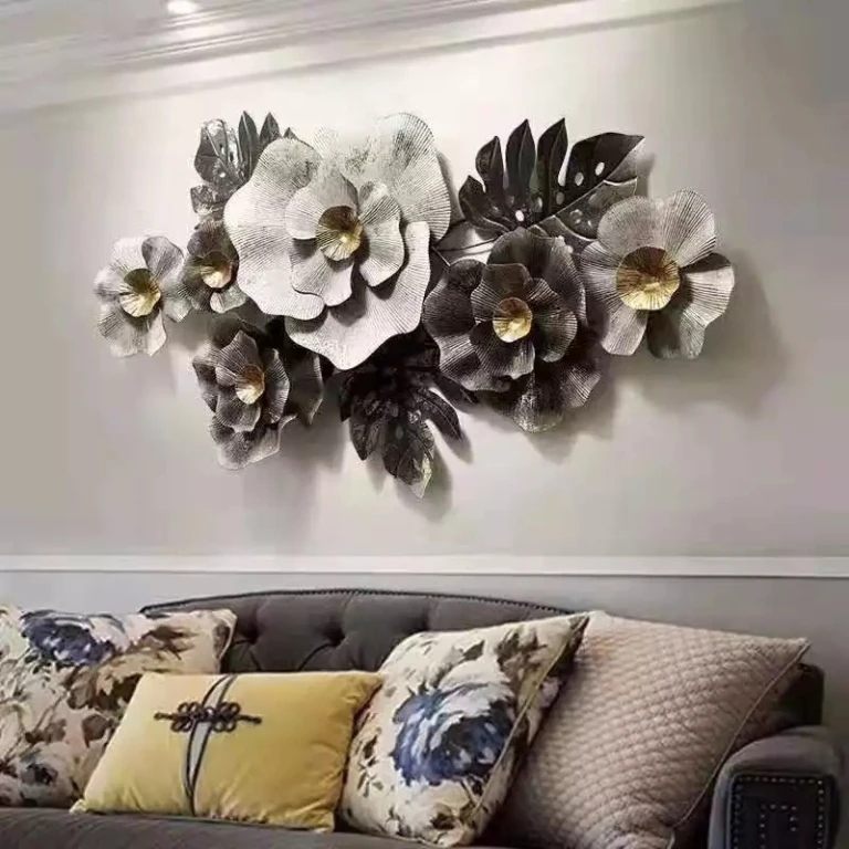 Handcrafted Unique Iron Metal Wall Art Panel for Home Decor Interior Hanging Wall Hanging Decoration