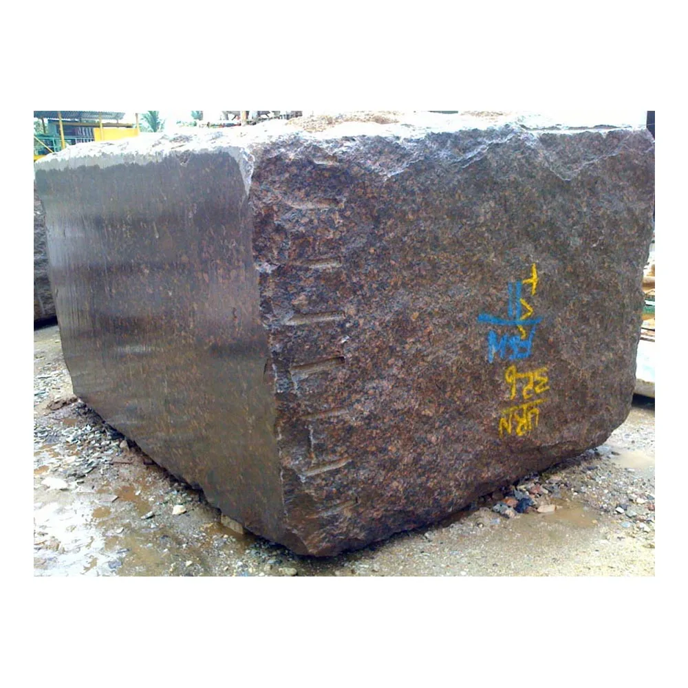 Raw Block Tan Brown Granite natural stones