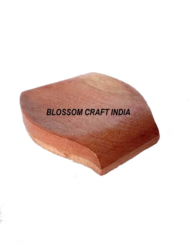 Handmade Natural Wooden Spoon rest made of Mango wood Ideal for Spoons Holding available at Best Price