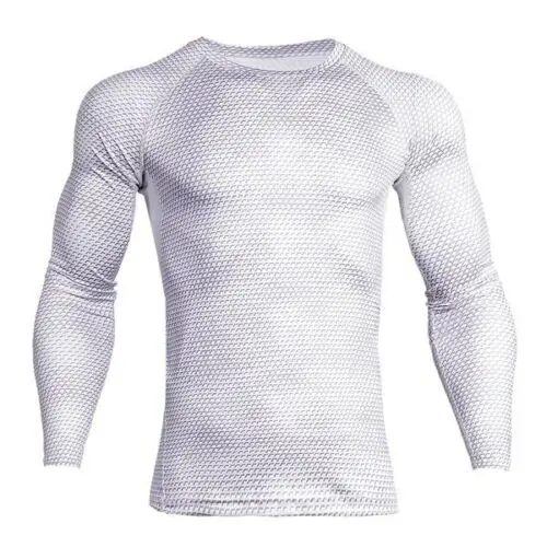 
Wholesale printed grappling long sleeve rashguard mma rash guard compression shirt for sale 