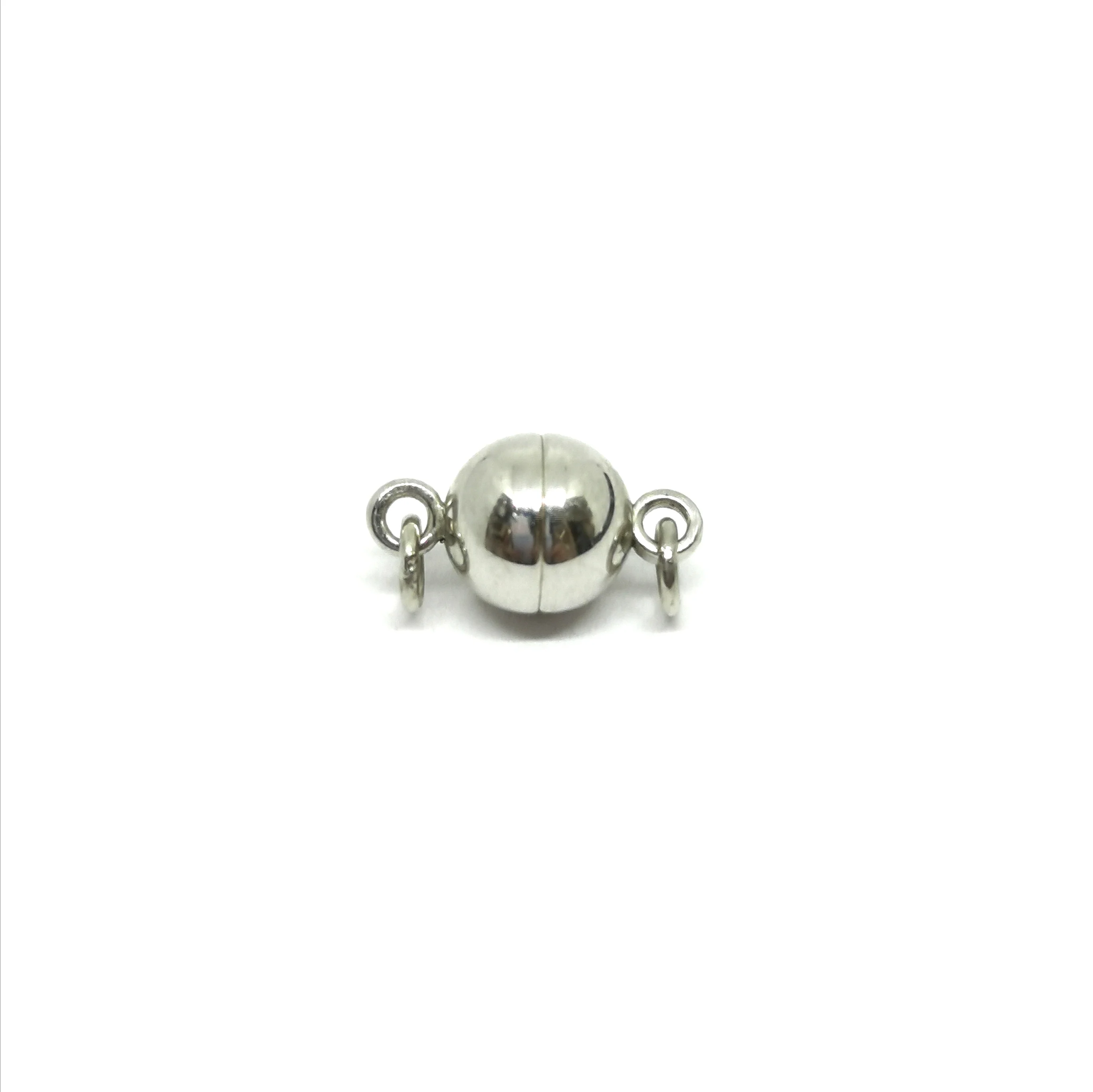 Round magnetic clasp   necklace connector parts bracelet connector parts 6mm/8mm/10mm
