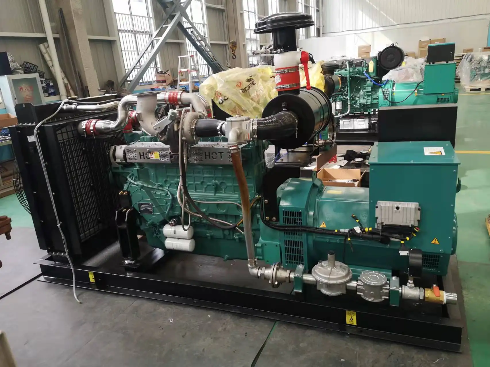 ISO CE ATS  three  phase 50HZ 1500RPM 75KVA/60KW silent natural gas generators with Cummins  engine for hotel