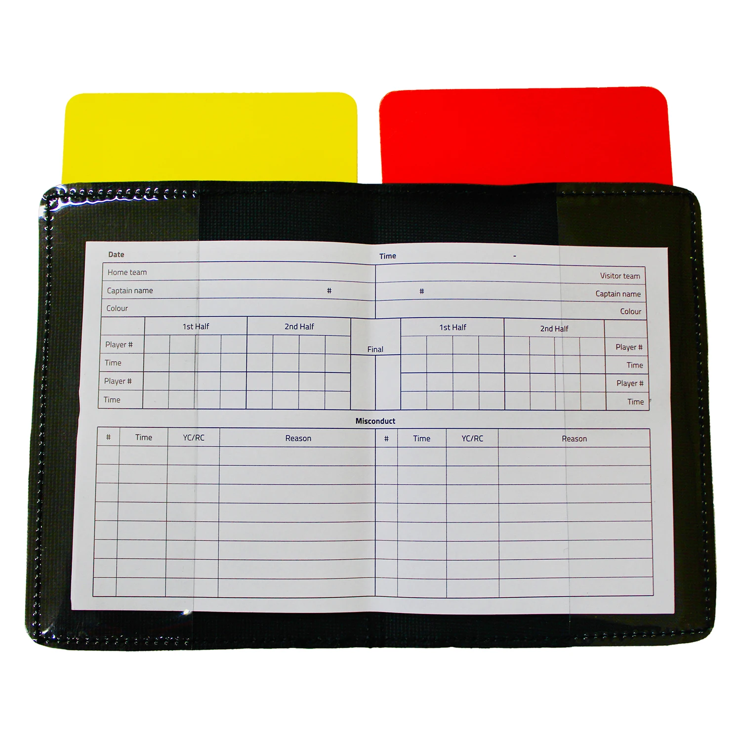 Pepup Soccer Football Referee Cards Wallet,Referee Wallet with Yellow and Red Warning Cards Sport Officials Penalty Cards