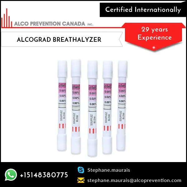 Single Use Disposable Breathalyzer Alcohol Tester at Reliable Rate