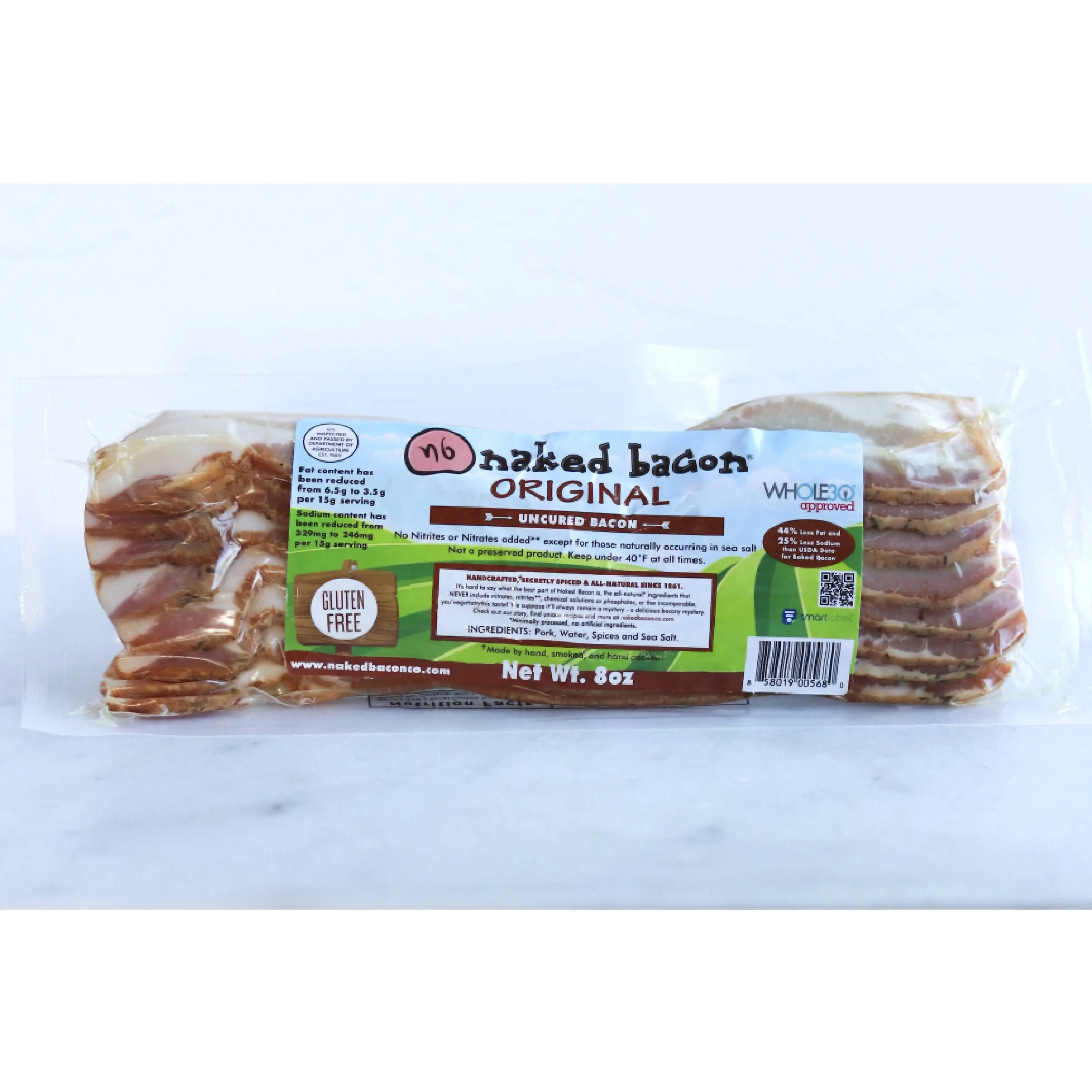 
Top Selling Handcrafted Whole30 Approved All Natural Gluten Free Original Sugar Free Bacon 