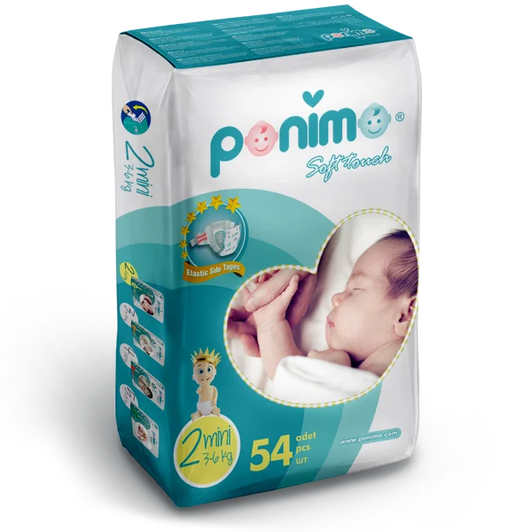Ponimo Eco Pack No:2 ( Mini ) High Quality Baby Diapers Turkey