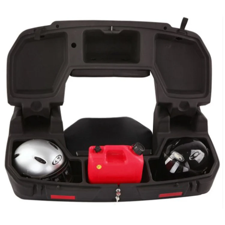 Large-capacity Dry Storage ATV Rear Box with Seat and Backrest for ATVs