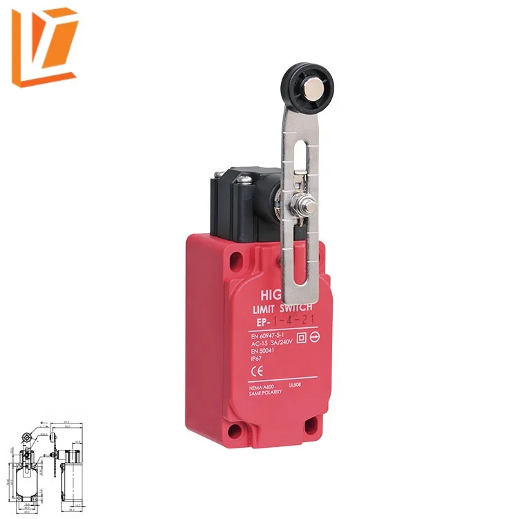 EP-2-3-21 Adjustable roller arm type elevator limit switch