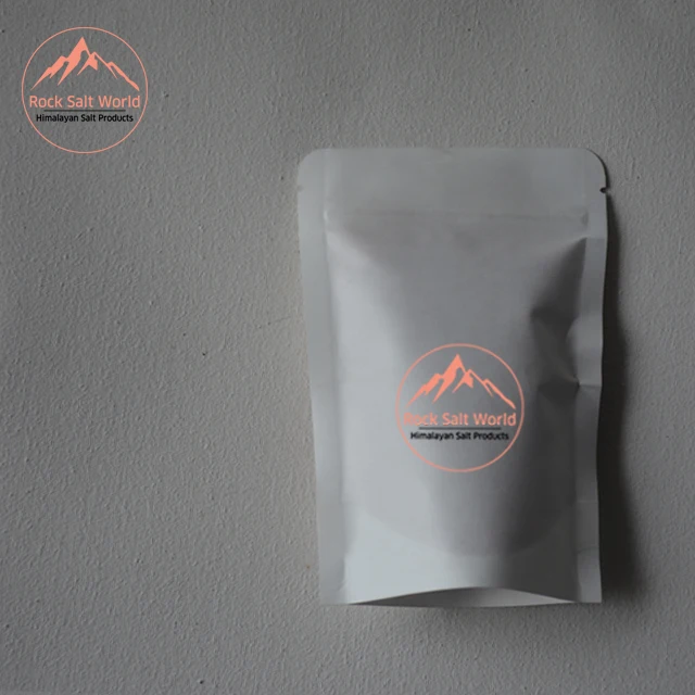  Лучший натуральный кулинарный пищевой мешочек для съедобной соли 1 кг Кристальные пищевые мешочки из гималайской темно-розового цвета с лучшей упаковкой на молнии