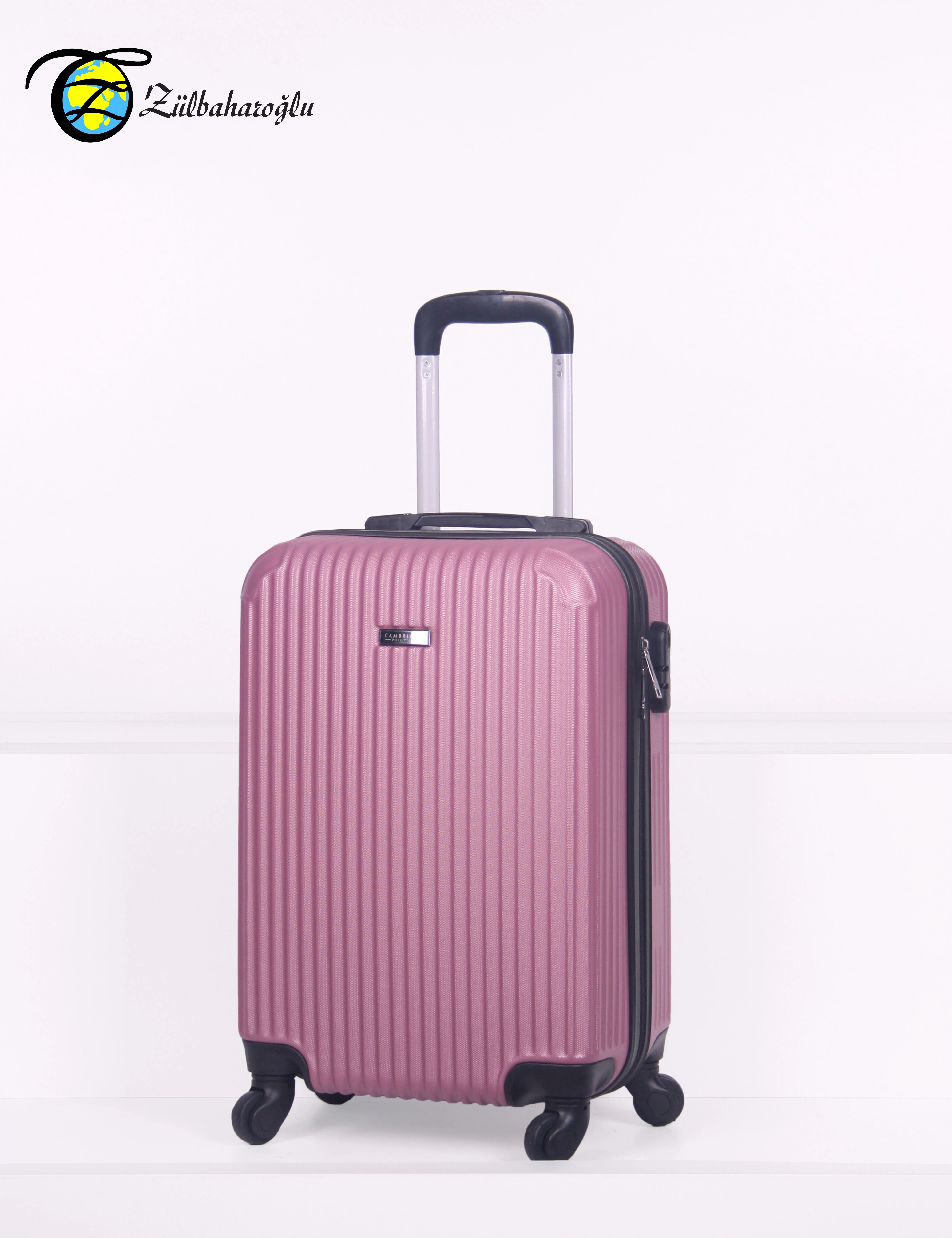 Iron Trolley Made In Turkey Suitcase 4 Spinner Wheels Luggage 3Pcs Set ABS Valise Luggage Set Soft Handle International Standard