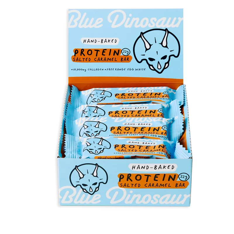 Blue Dinosaur whole food 24.2g Egg white Protein bar easy to carry