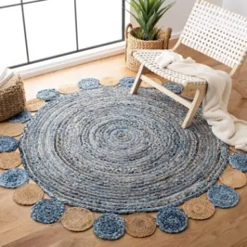 Jute Round Braided Rugs And Carpets Wholesaler Manufacturer Best Quality Jute Carpets Best price In India Delhi