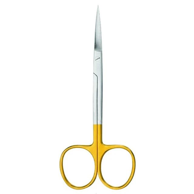 Top Quality Professional Iris Scissors Gold 4.5 Inches