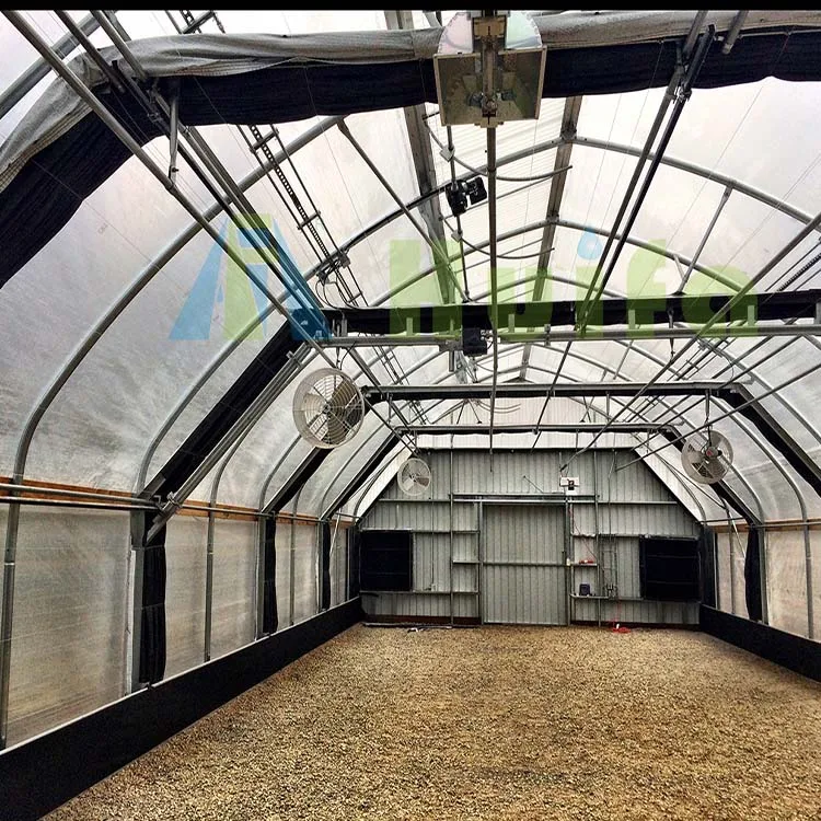 Huifa Commercial Automated Light Deprivation Blackout Greenhouse