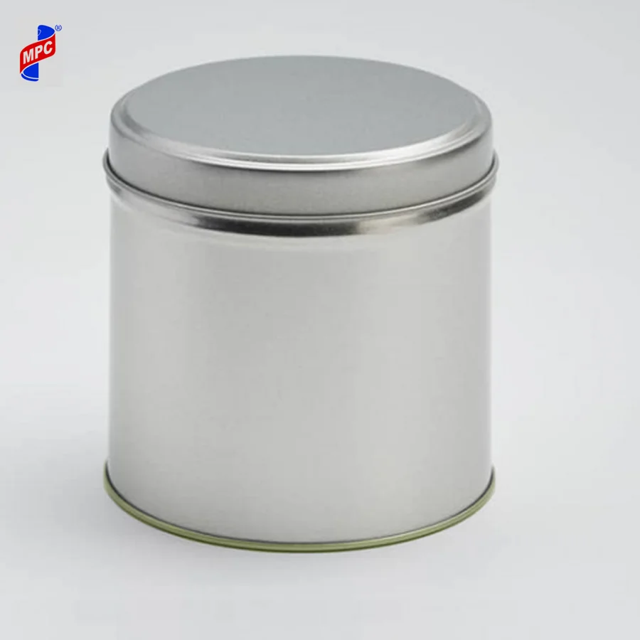 Candle Tin Tea Coffee Matcha Powder Cans Packaging Containers Round Metal Cookie Candy Cake Industrial Food Origin Type Place