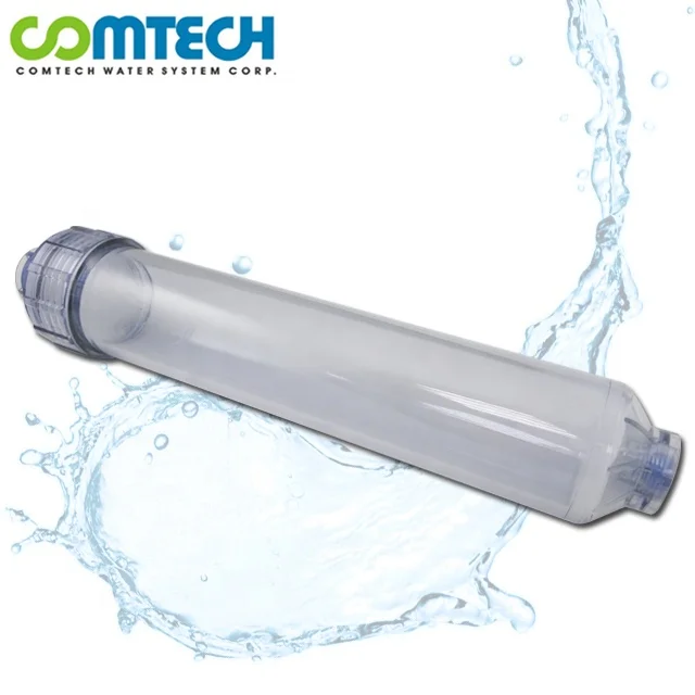 In-Line Water Filter Cartridge Housing