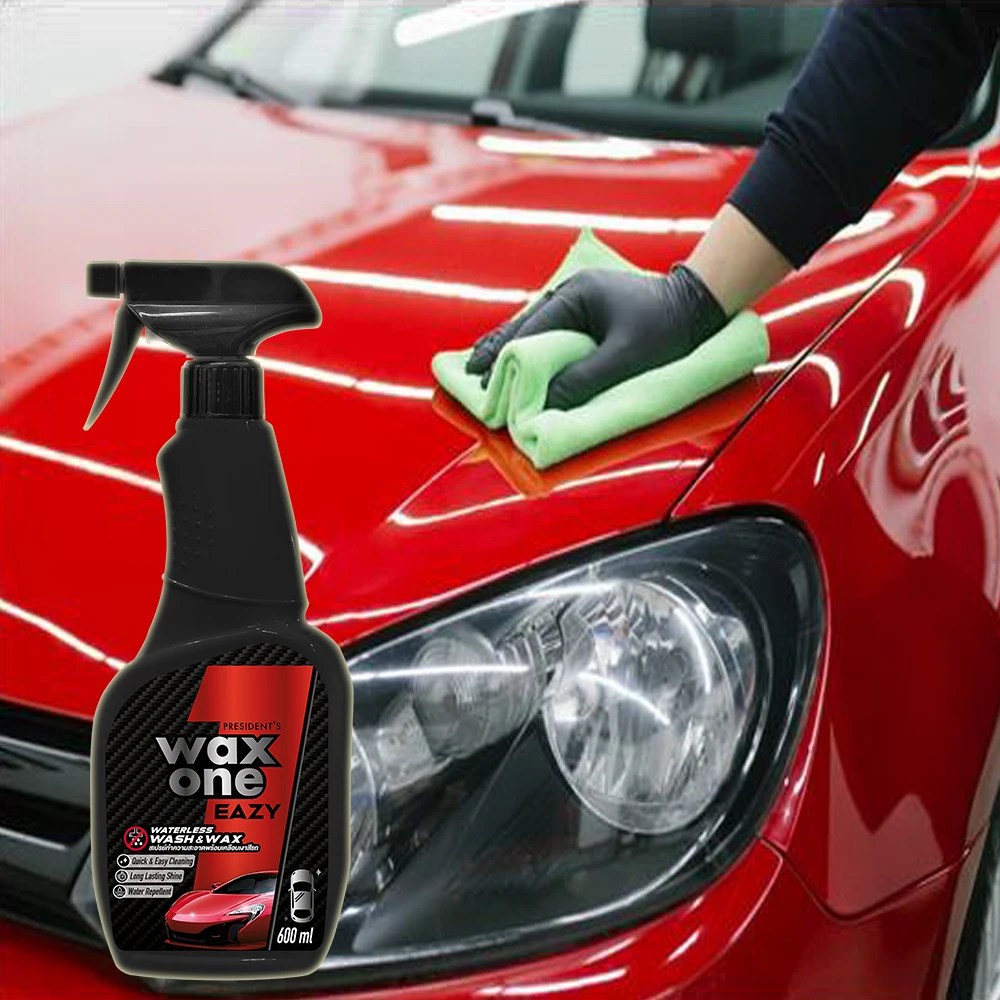No.1 уход за автомобилем в Таиланде президент воскон легко мыть машину без воды и воск 600 мл.