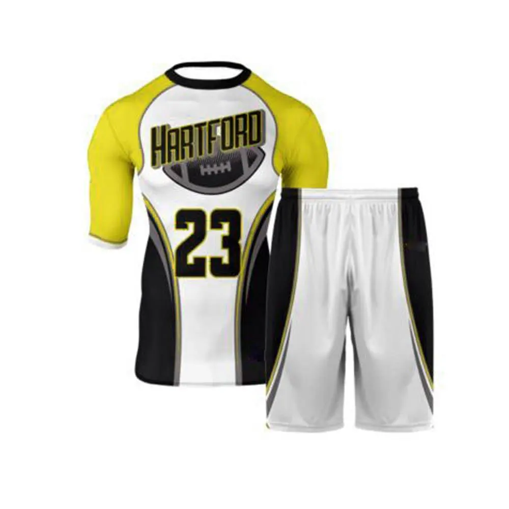 New Men American Football Uniform Top Quality 7 on 7 Sports Uniform Embroidery Men clothing