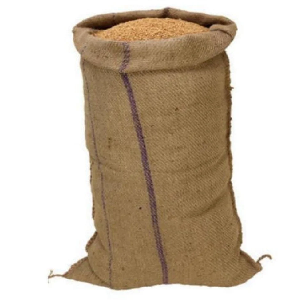 Wholesale  Eco Friendly Custom Printed Used Gunny Bag Jute Sack for Rice Sugar Coffee and Other Grain Products  from Bangladesh