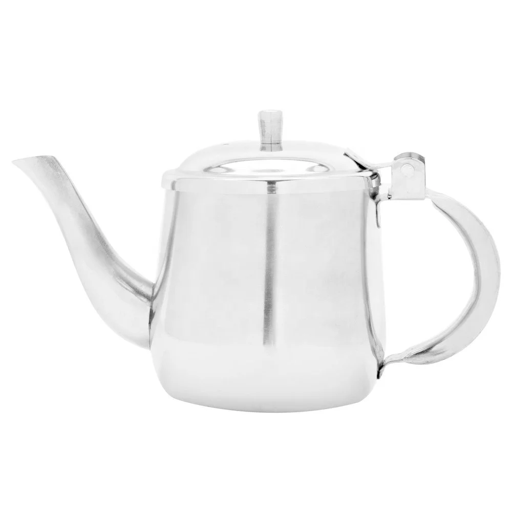 Stainless Steel 10 Oz Gooseneck Milk Tea Pot