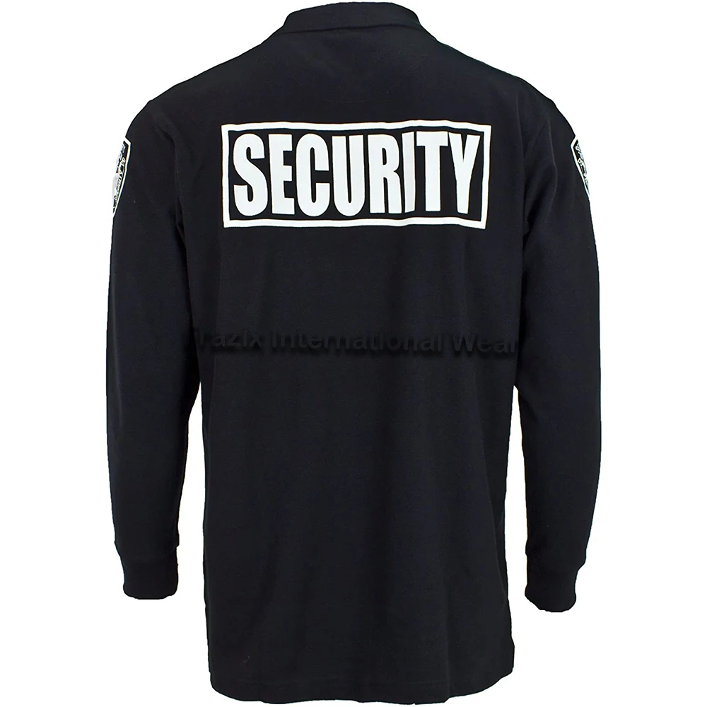 Long Sleeve T-shirt for Security Guard Shirt for sale