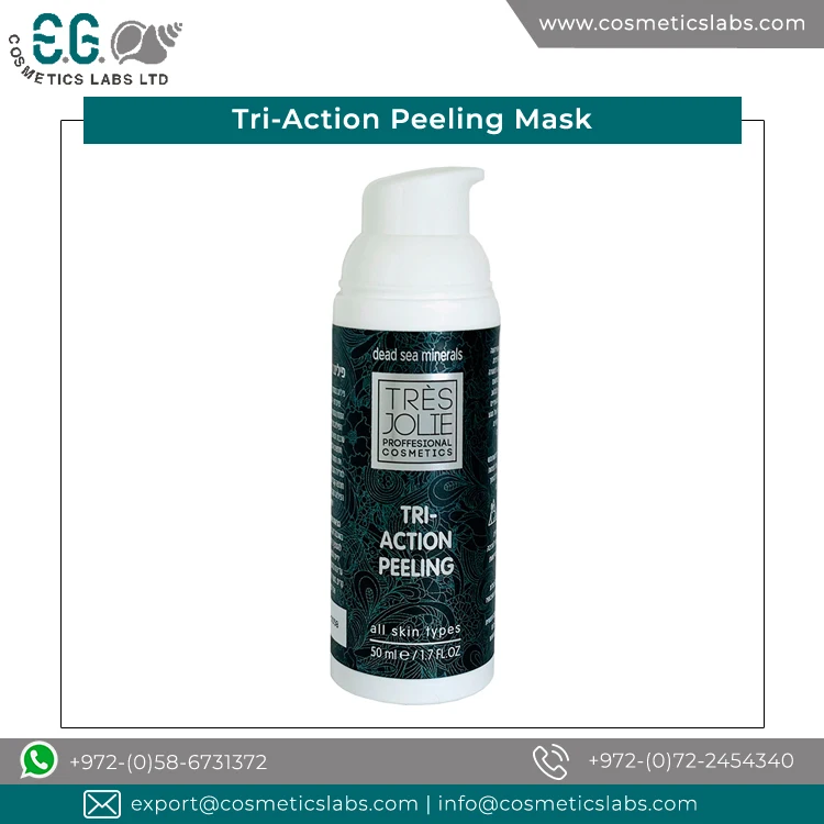 Low Market Price Hot Selling 100% Natural Face Care Anti-Wrinkle Tri-Action Peeling Mask