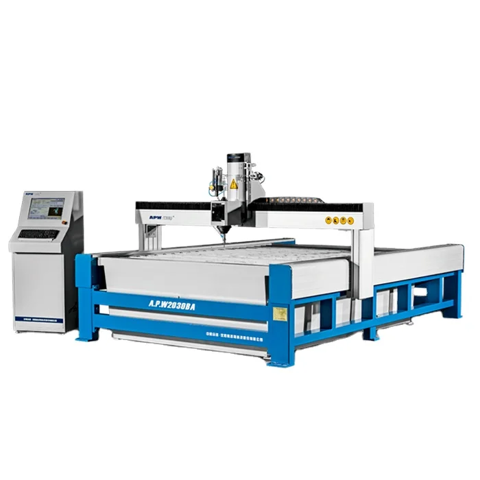 CNC vertical ultra-high pressure water jet cutting machine