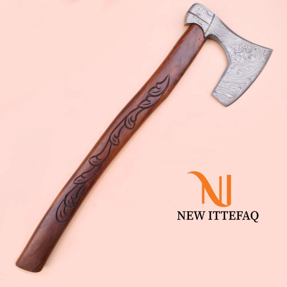 
Damascus Knife Custom Handmade | 17.5