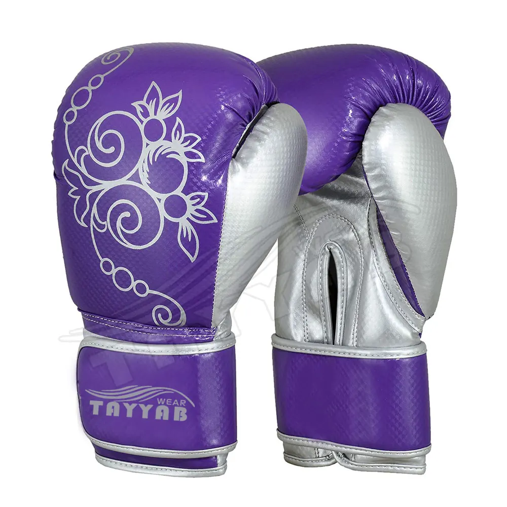 
Custom Print Logo Hot Sale PU Leather Sport Taekwondo Boxing Gloves 