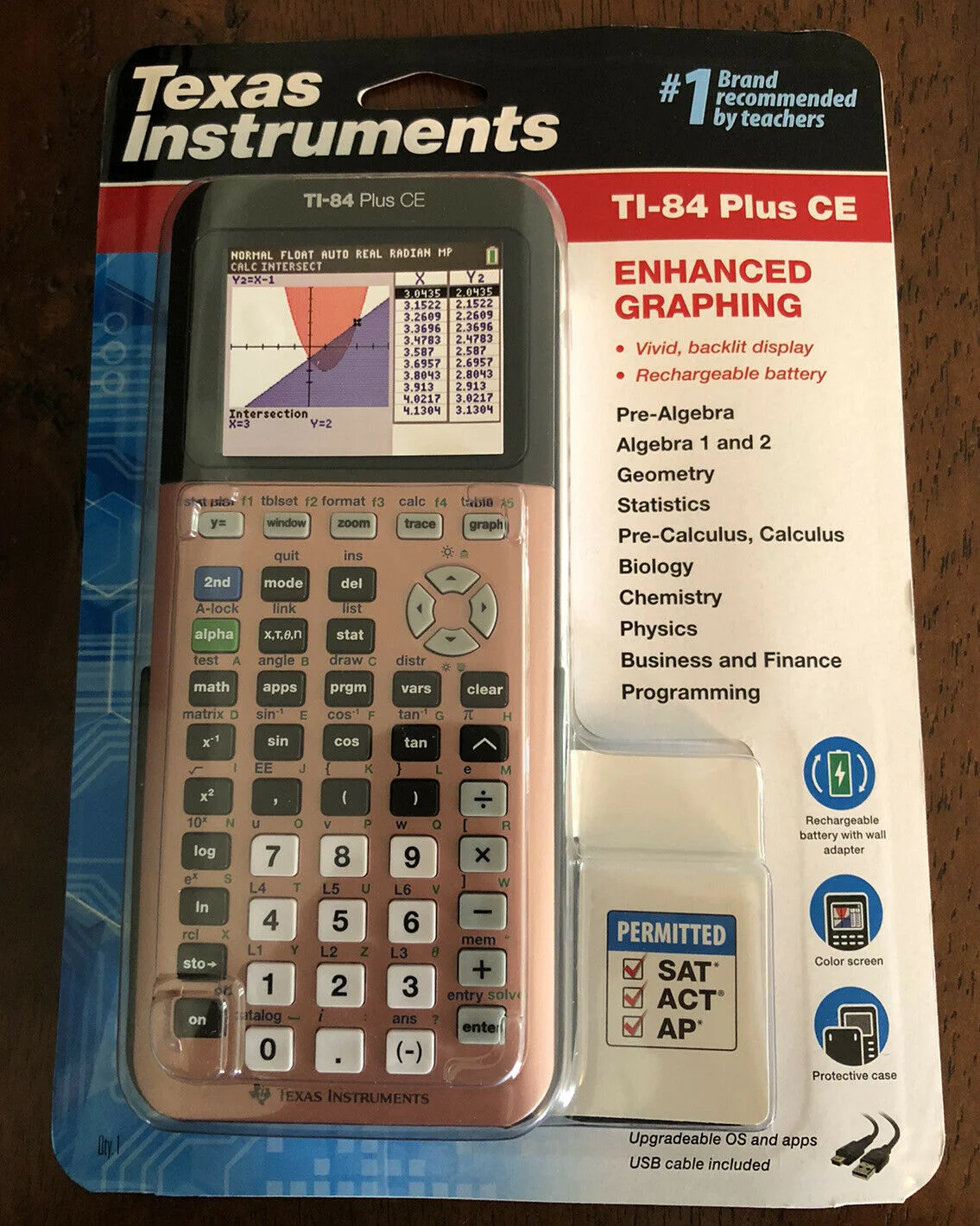 Authentic Texas Instruments TI-84 Plus CE Graphing Calculator, Black $50 FREE SHIPPING