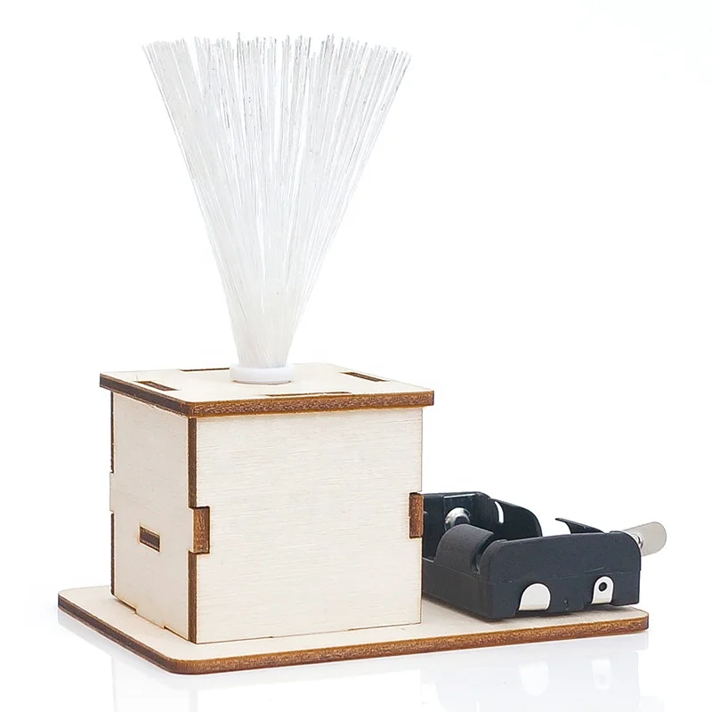 Stem educational science diy toy 7 color diy fiber optic battery operated lamps