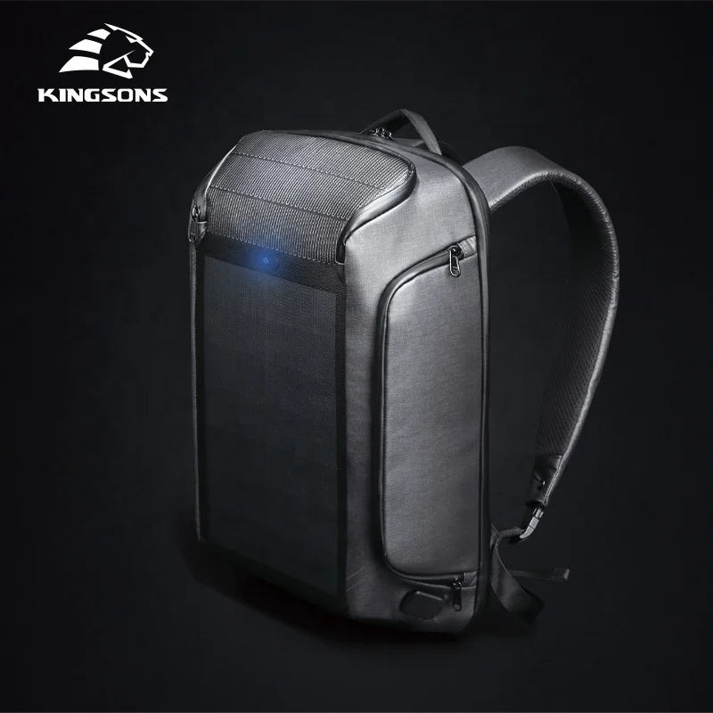 Trending outdoor travel laptop business usb charging backpack RFID solar panel backpack charger bag smart anti theft