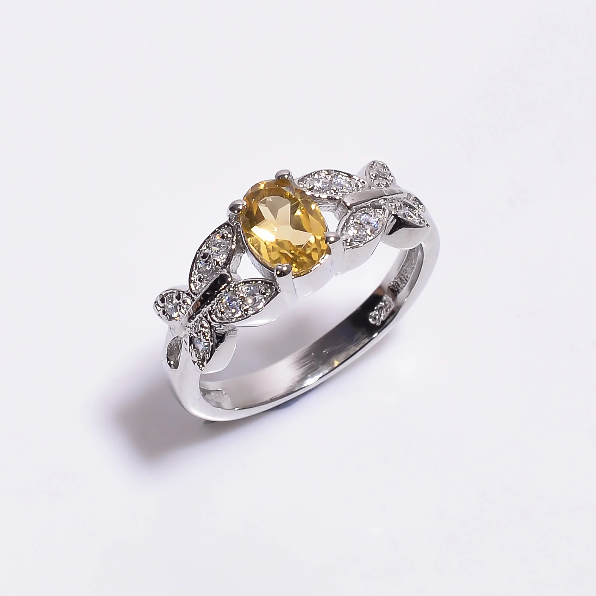 Кольца из натурального Луна с несколькими аметистами цитрином свадебные ювелирные украшения для женщин модные кольца 925 стерлингового серебра