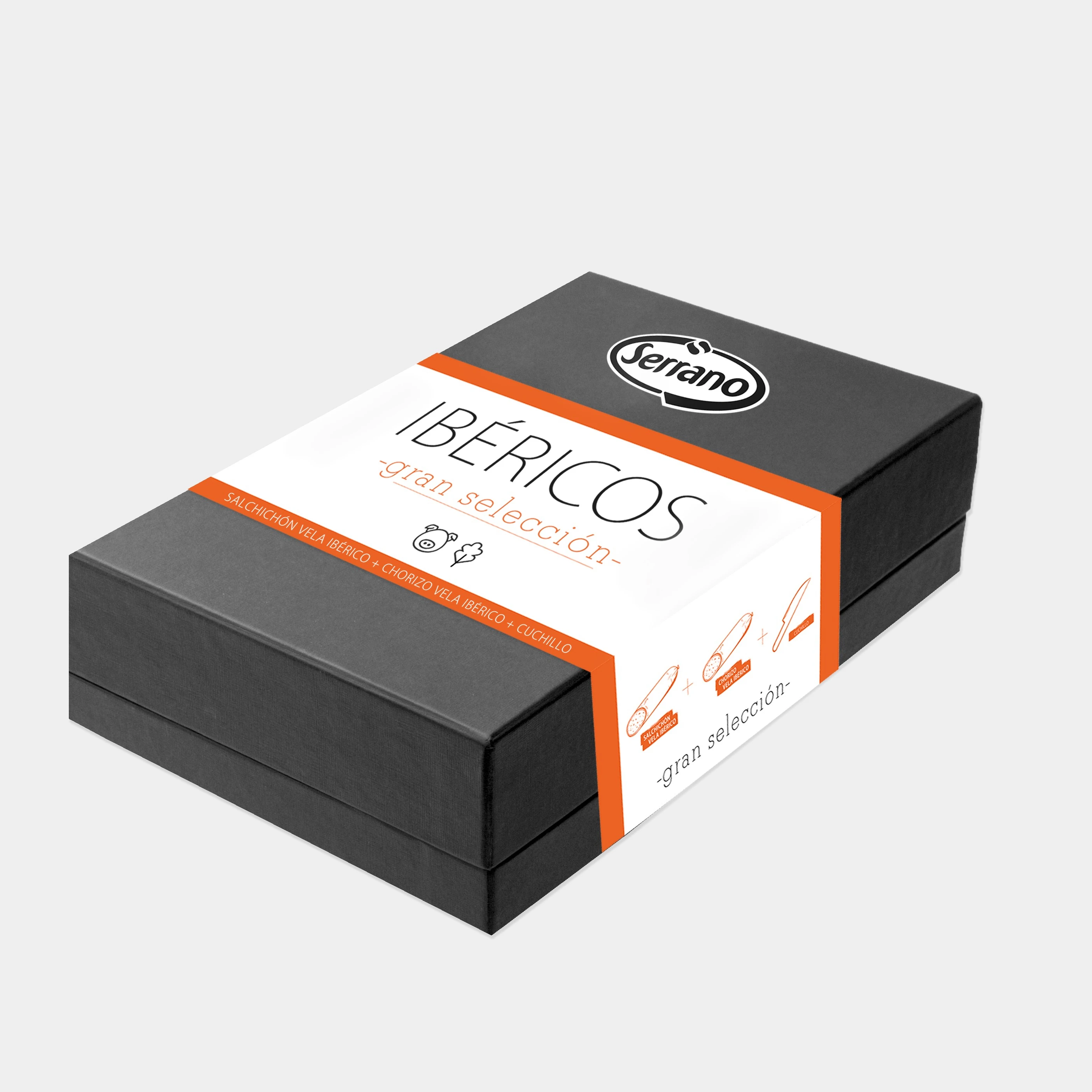 GIFT BOX IBERICOS SPANISH CHORIZO SALCHICHON 2 X 250 G