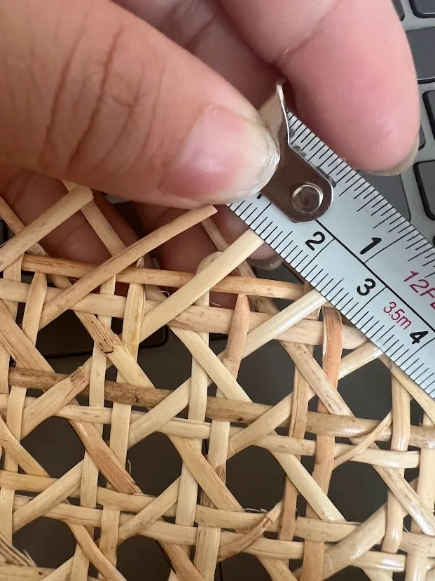 Rattan Supplier From Vietnam Bleached Cane Webbing Square Rattan Cane Webbing +84815570479