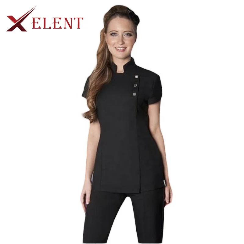 Женская косметологическая рабочая одежда, комплект униформы для салона красоты, Женская спа-форма для макияжа