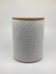 Food Cookie Canister Food Storage Box Bottle With Wooden Lid