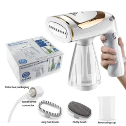 1600W Foldable Handheld Garment Steamer Portable High Power Wired Clothes Steamer Wet Dry 250ML Travel Clothing Ironing Machine