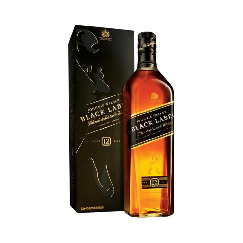  Note of Wood Smoke Dry Spice and Mix Peels Finish 12 Years JW Black Label Виски 1 л 40%
