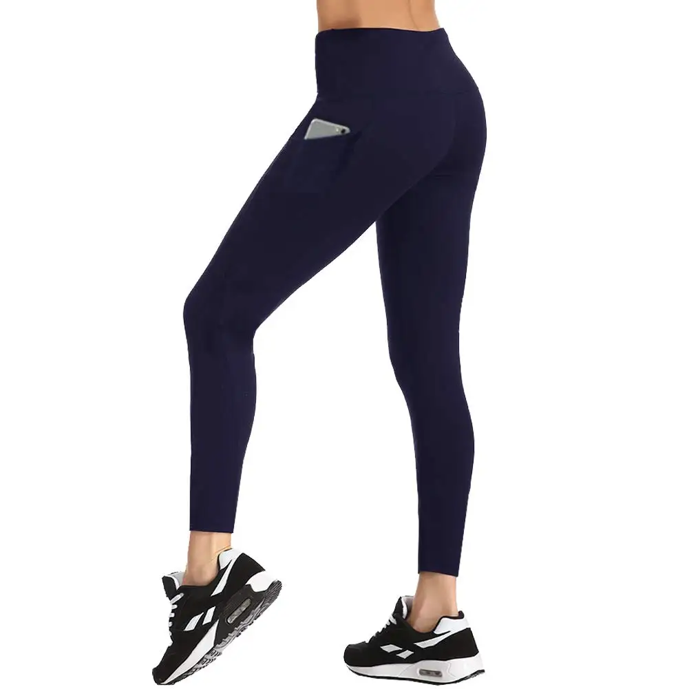 Free Sample Hot Sale Green High Waisted  Ultra Soft Yoga Workout Legging with Camel Toe Free for Sports