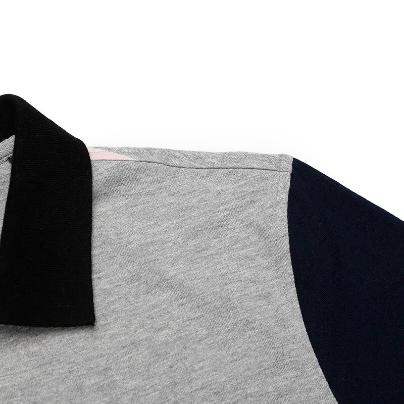 
Dropshipping 13 Colors T Shirt Men Logo Embroidery Short Sleeve T-Shirts Casual Turn Down Collar Tops Tees For Men 