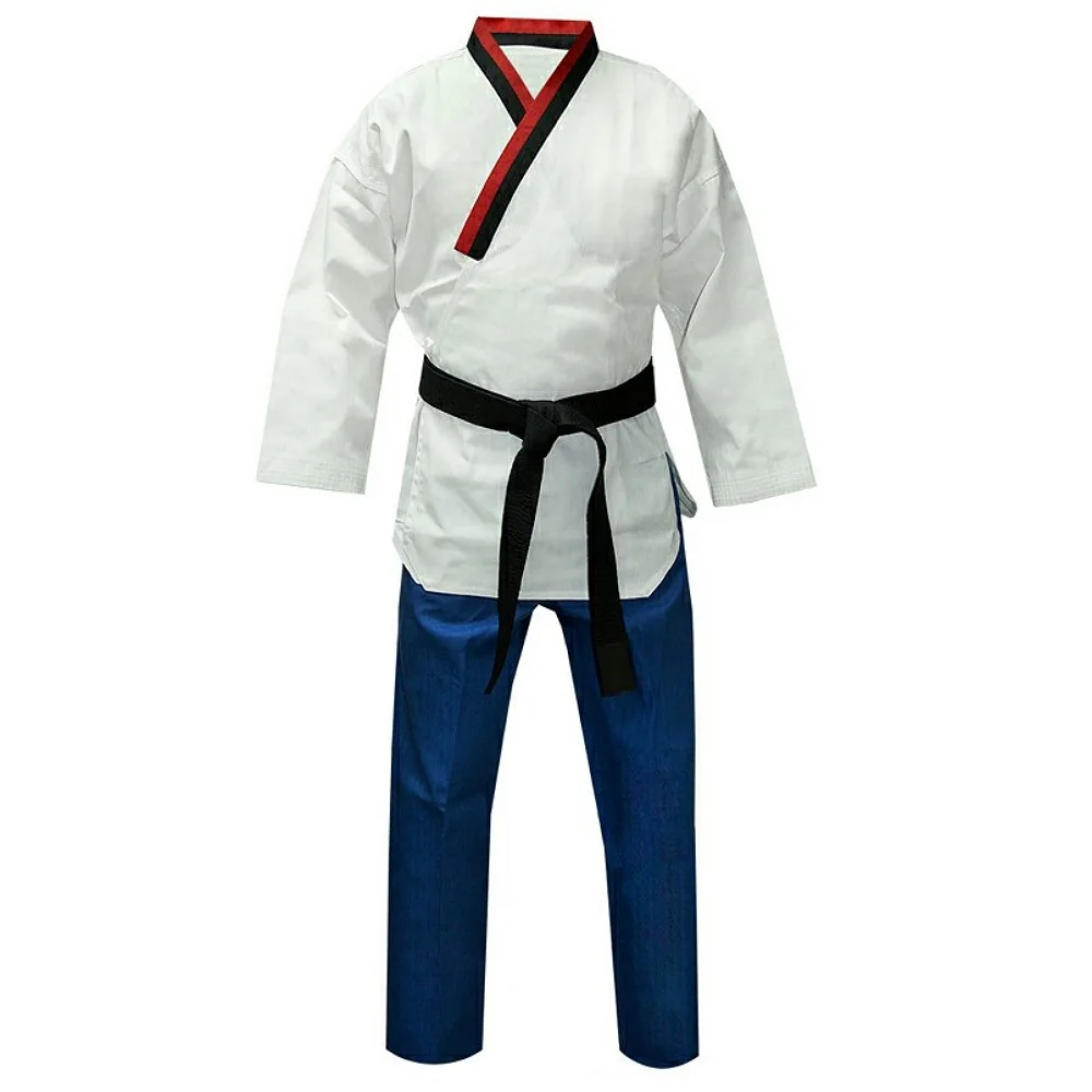 New Customized Martial Arts Karate Kung Fu Taekwondo Uniforms Cheap Price Taekwondo Uniforms