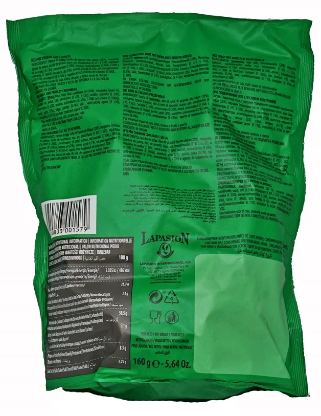 Garlic and parsley bread