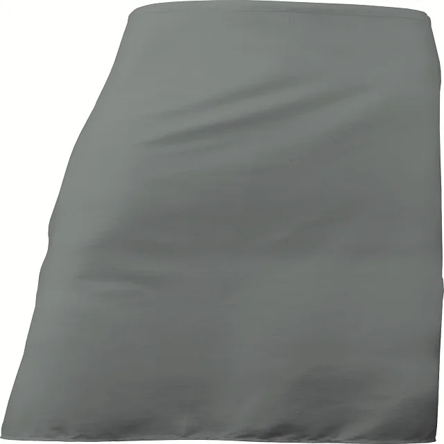 Французский фартук с двойной строчкой для барбекю 35% хлопок 65% полиэстер и логотип на заказ