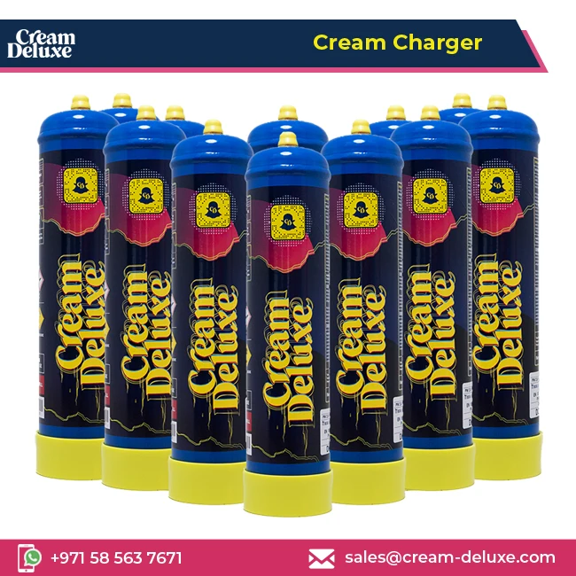 Metal Material Cream Deluxe Wholesale Cream Charger 615g from UAE