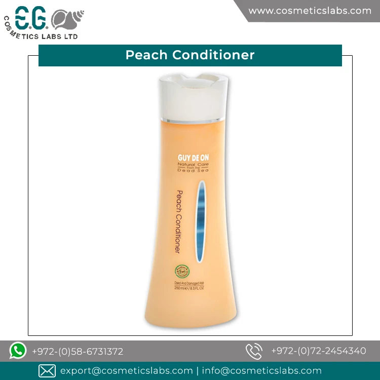 Custom Label Available Highest Selling Dead Sea Minerals Peach Conditioner