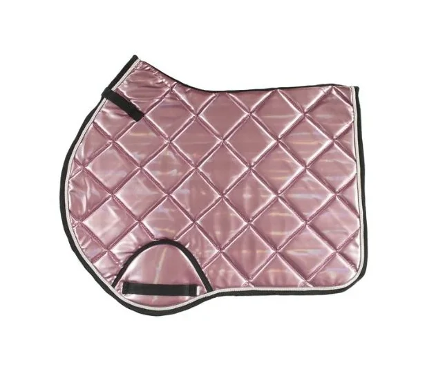 Joxar Horse Equestrian Pink Holo Jump Saddle Pad