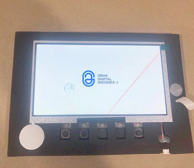 small lcd module for greeting cards and video brochure components for stock sample shipping